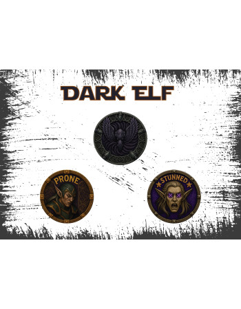 Set Fichas Dark Elf Blood...