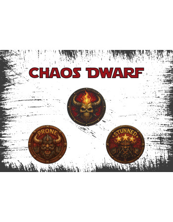 Set Fichas Chaos Dwarf...